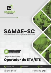 Novo Material: Apostila Operador de ETA e ETE SAMAE São Bento do Sul SC 2025