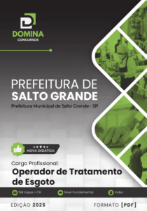 Novo Material: Apostila Operador de Tratamento de Esgoto Salto Grande SP 2025
