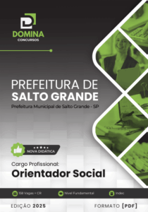 Novo Material: Apostila Orientador Social Salto Grande SP 2025