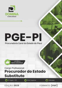 Novo Material: Apostila Procurador Estado Substituto PGE PI 2025