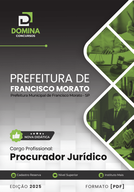 Novo Material: Apostila Procurador Jurídico Francisco Morato SP 2025
