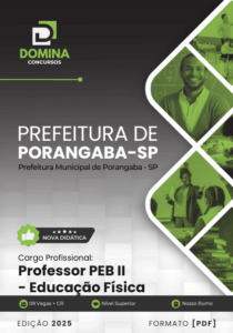 Novo Material: Apostila Professor PEB II Educação Física Porangaba SP 2025