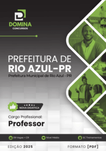 Novo Material: Apostila Professor Rio Azul PR 2025