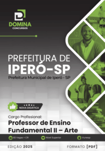 Novo Material: Apostila Professor de Arte Iperó SP 2025