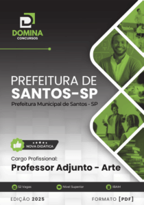 Novo Material: Apostila Professor de Arte Santos SP 2025