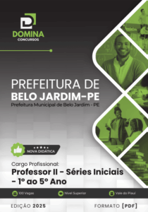 Novo Material: Apostila Professor de Séries Iniciais Belo Jardim PE 2025