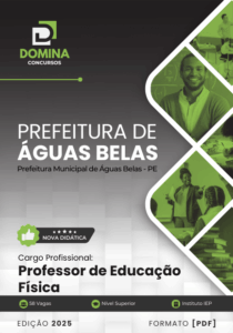 Novo Material: Apostila Professor educação Física Águas Belas PE 2025