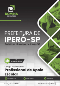 Novo Material: Apostila Profissional de Apoio Escolar Iperó SP 2025