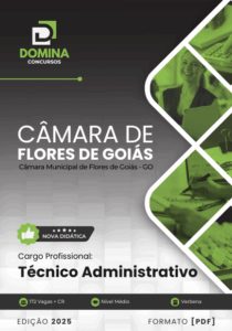 Novo Material: Apostila Técnico Administrativo Prefeitura Flores de Goiás GO 2025