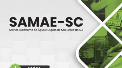 Novo Material: Apostila Técnico Sistema Informações SAMAE São Bento Sul SC 2025