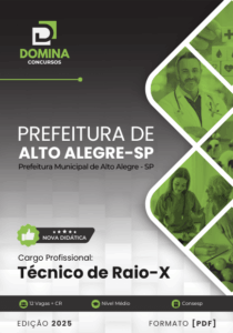 Novo Material: Apostila Técnico de Raio X Alto Alegre SP 2025