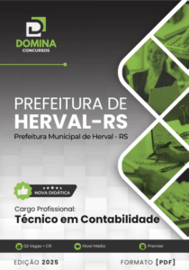 Novo Material: Apostila Técnico em Contabilidade Herval RS 2025