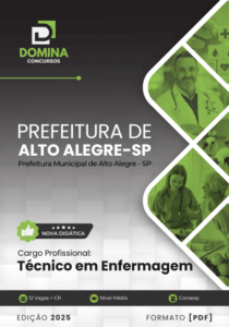 Novo Material: Apostila Técnico em Enfermagem Alto Alegre SP 2025