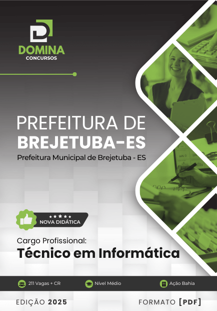 Novo Material: Apostila Técnico em Informática Brejetuba ES 2025