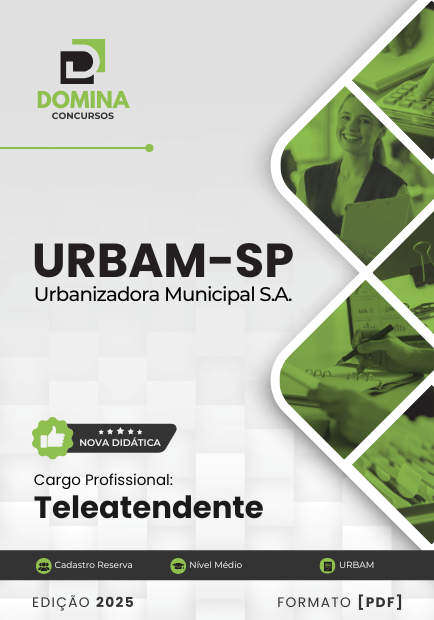 Novo Material: Apostila Teleatendente URBAM SP 2025