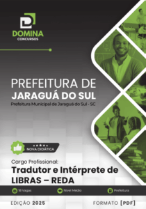 Novo Material: Apostila Tradutor e Intérprete de Libras REDA Jaraguá do Sul SC 2025