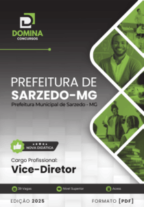 Novo Material: Apostila Vice Diretor Sarzedo MG 2025
