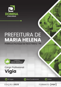 Novo Material: Apostila Vigia Maria Helena PR 2025