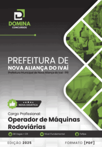 Apostila 2025: Operador de Máquinas Rodoviárias – Nova Aliança do Ivaí PR
