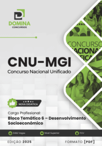 Apostila BLOCO 6 Desenvolvimento Socioeconômico MGI CNU 2025 – Atualizado Pós-edital