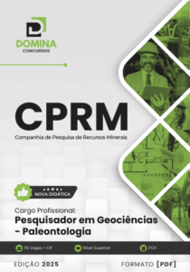 Apostila Pesquisador em Geociências: Descubra a Paleontologia com a CPRM 2025!