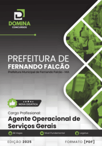 Apostila Profissional de Agente Operacional em Serviços Gerais – Fernando Falcão MA 2025