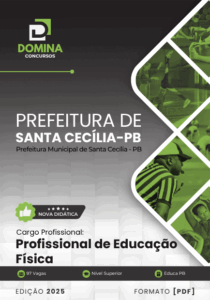 Apostila Profissional de Educação Física – Santa Cecília PB 2025: Conteúdos e Práticas