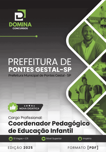 Apostila do Coordenador Pedagógico: Educação Infantil em Pontes Gestal – SP 2025
