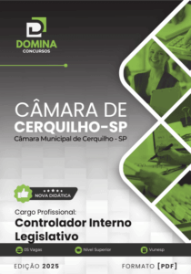 Apostila para Controlador Interno Legislativo – Câmara Municipal de Cerquilho SP 2025