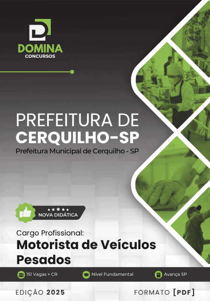 Apostila para Motoristas de Veículos Pesados – Cerquilho SP 2025: Guia Completo Apostila para Motoristas de Veículos Pesados – Cerquilho SP 2025: Guia Completo