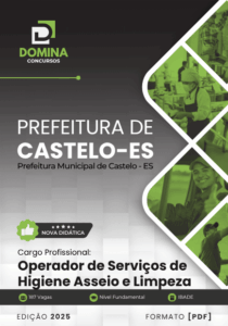 Apostila para Operador de Serviços de Limpeza – Castelo ES 2025: Guia Completo