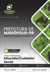 Novo Material: Apostila Educador Cuidador Social Mariópolis PR 2025