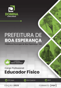 Novo Material: Apostila Educador Físico Boa Esperança MG 2025