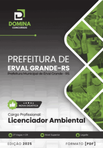 Novo Material: Apostila Erval Grande RS Licenciador Ambiental 2025