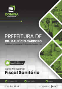 Novo Material: Apostila Fiscal Sanitário Doutor Maurício Cardoso RS 2025