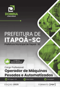 Novo Material: Apostila Itapoá SC 2025 Operador de Máquinas Pesadas