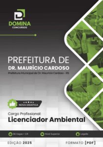 Novo Material: Apostila Licenciador Ambiental Doutor Maurício Cardoso RS 2025