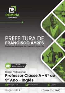 Novo Material: Apostila Professor Inglês Francisco Ayres PI 2025