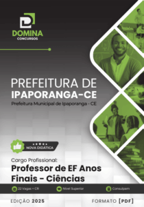 Novo Material: Apostila Professor de Ciências Ipaporanga CE 2025