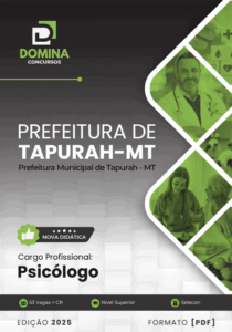 Novo Material: Apostila Psicólogo Tapurah MT 2025