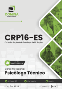 Novo Material: Apostila Psicólogo Técnico CRP16 ES 2025
