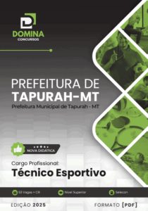 Novo Material: Apostila Técnico Esportivo Tapurah MT 2025