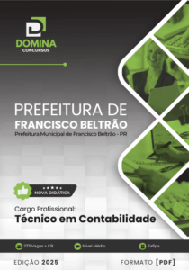 Novo Material: Apostila Técnico em Contabilidade Francisco Beltrão PR 2025