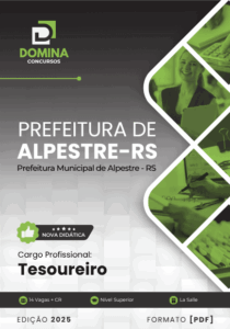 Novo Material: Apostila Tesoureiro Alpestre RS 2025