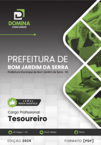 Novo Material: Apostila Tesoureiro Bom Jardim da Serra SC 2025