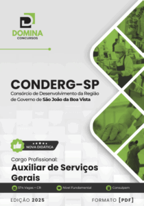 Prepare-se para o Sucesso: Apostila CONDERG SP 2025 para Auxiliar de Serviços Gerais!