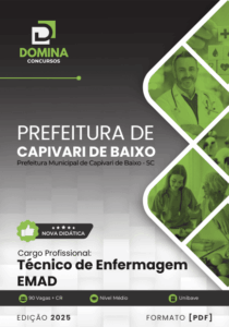 Transforme Sua Carreira com a Apostila Técnico de Enfermagem EMAD Capivari 2025!