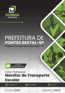 Transforme sua Carreira: Apostila para Monitor de Transporte Escolar – Pontes Gestal SP 2025!