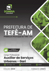 Apostila 2025: Auxiliar de Serviços Urbanos em Tefé, AM – Guia Completo de Estudo