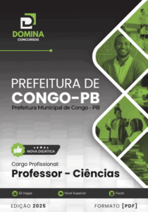 Apostila 2025 para Professores de Ciências do Congo, PB: Conteúdos e Metodologias